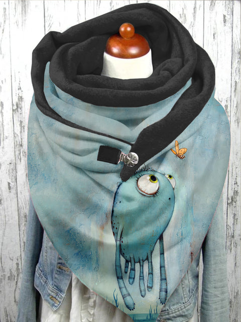 Monster Art Casual Scarf Shawl