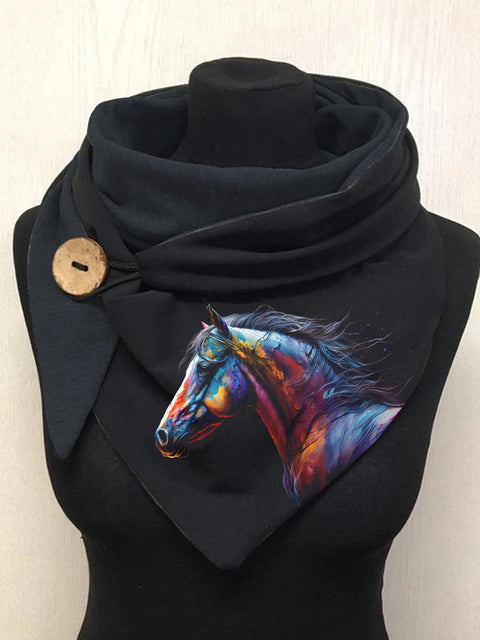 Horse Animal Print Scarf and Shawl