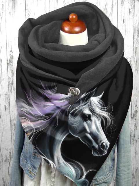 Horse Art Casual Scarf Shawl