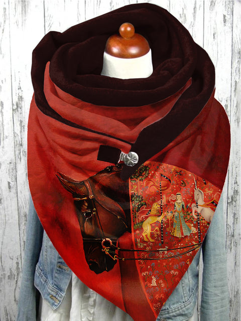 Horse Casual Scarf and Shawl