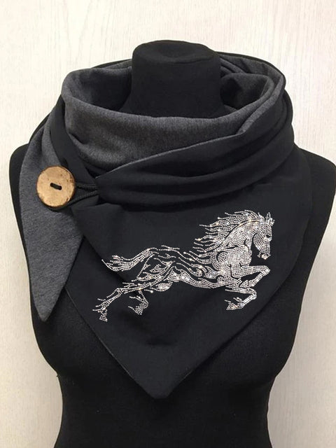 Horse Casual Scarf and Shawl