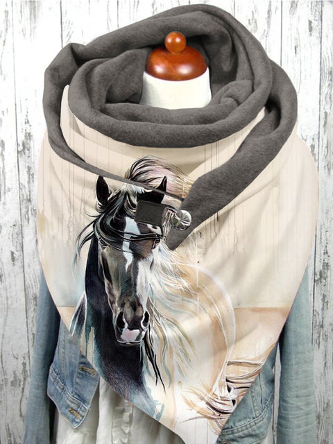 Horse Casual Scarf and Shawl