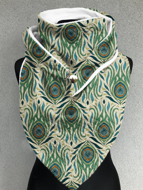 Feather Art Casual Waffle Scarf Shawl