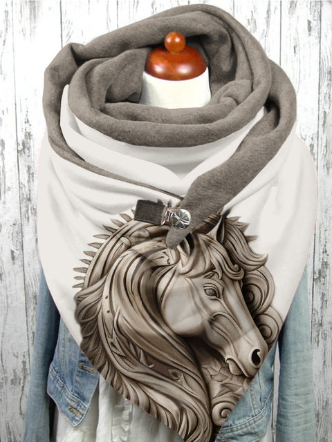 Horse Casual Scarf and Shawl