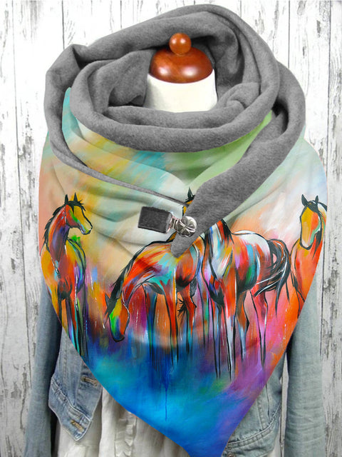 Horse Casual Scarf and Shawl