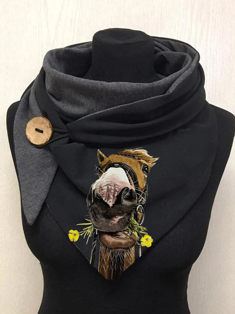 Horse Casual Scarf and Shawl