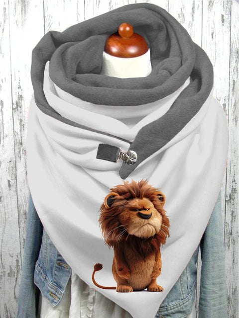 Lion Art Casual Scarf Shawl