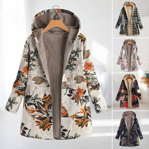 Lotte | Autumn Jacket with Floral Print
