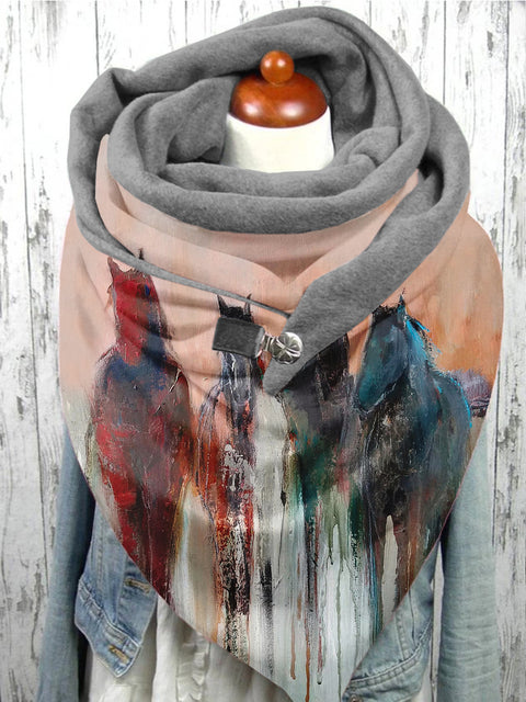 Horse Casual Scarf and Shawl