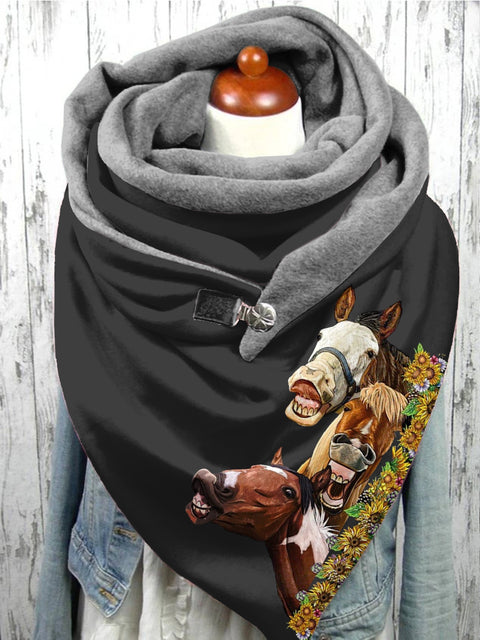 Horse Casual Scarf and Shawl
