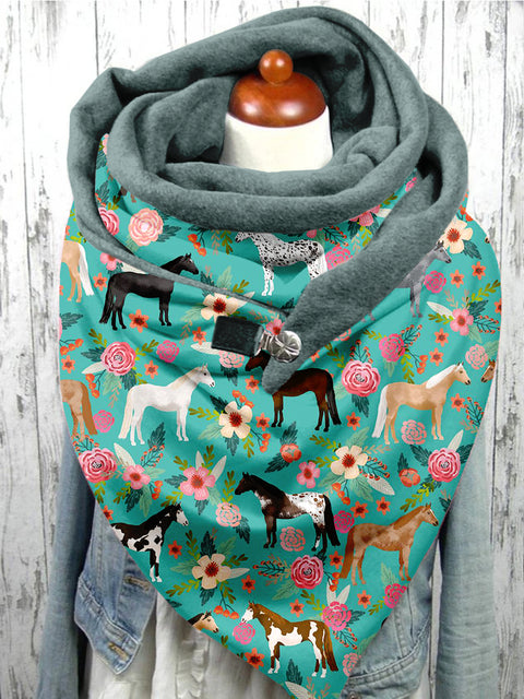 Horse Casual Scarf and Shawl