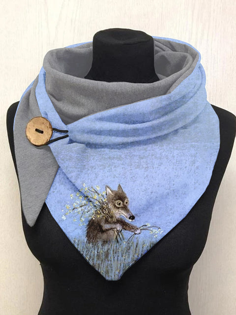 Animal Art Casual Scarf Shawl