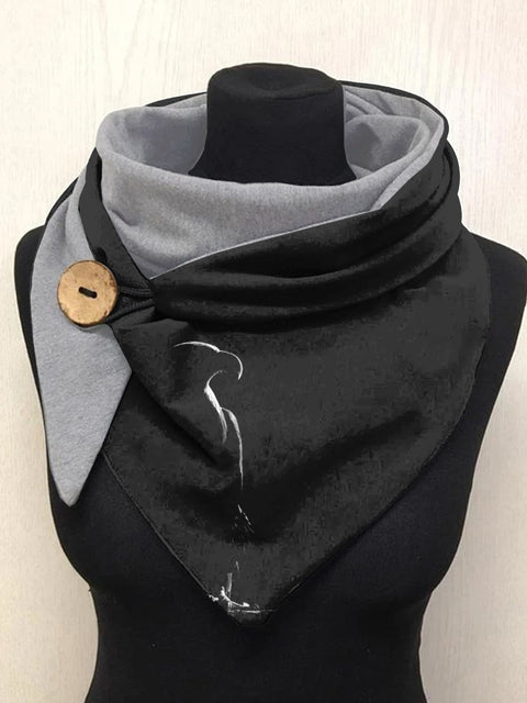 Owl Art Casual Scarf Shawl