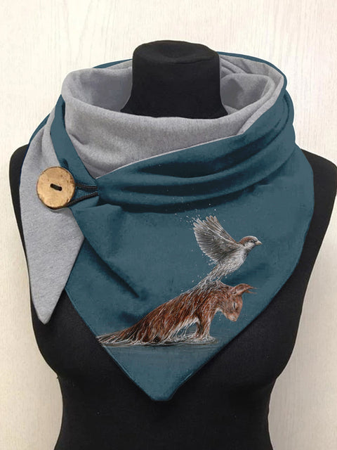 Animal Art Casual Scarf Shawl