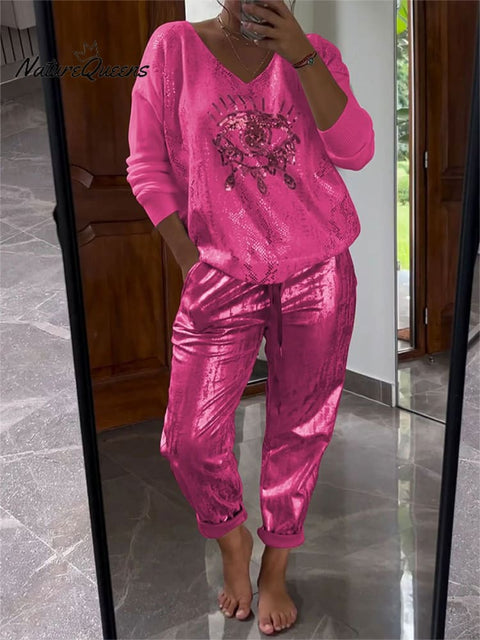 Women's Evil Eye Print Set