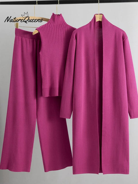 Women's Temperament Knit Set of Three