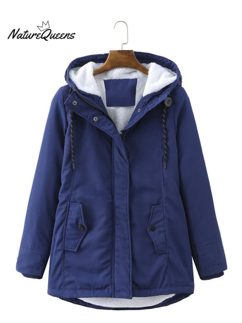 Women's Hooded Sherpa Jacket