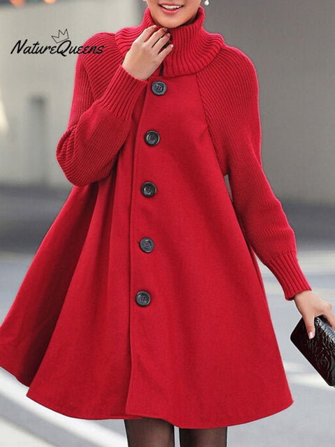 Women's Woolen Cape Style Jacket