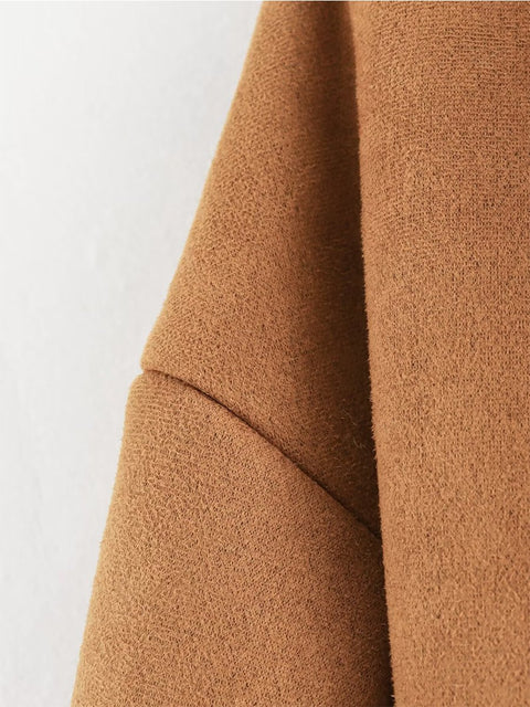 American Retro Woolen Lapel Jacket