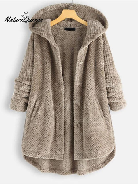 Women's Winter Hooded Velvet Jacket