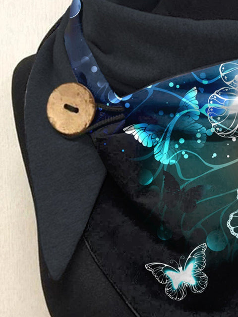 Butterfly Sparkle Art Print Casual Scarf