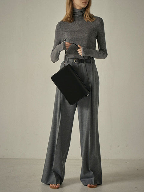 Women's Retro Stylish Large Casual Floor Mopping Suit Pants