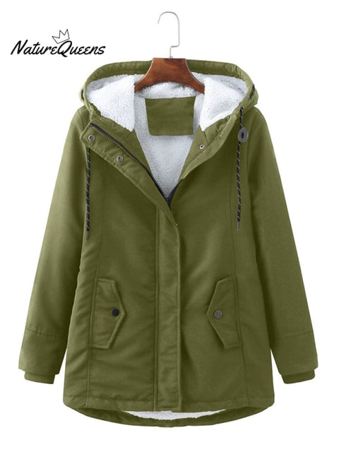 Women's Hooded Sherpa Jacket