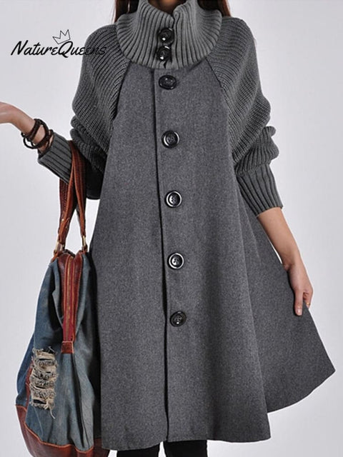 Women's Woolen Cape Style Jacket
