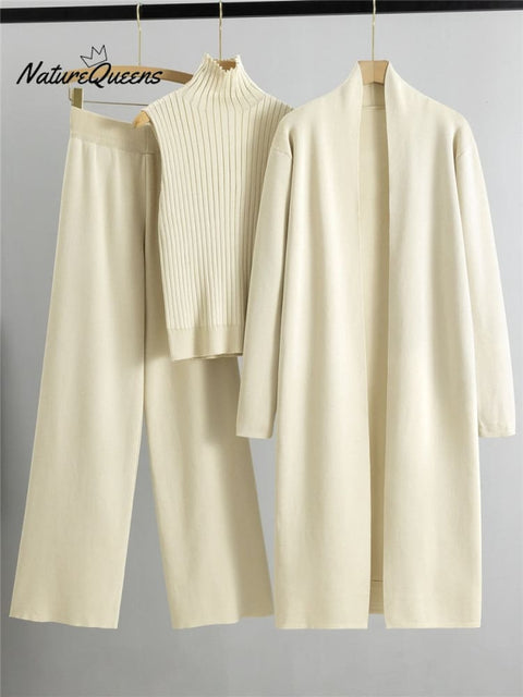 Women's Temperament Knit Set of Three