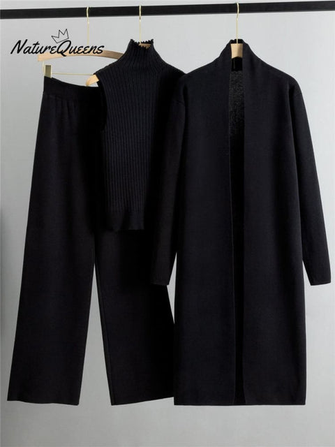 Women's Temperament Knit Set of Three