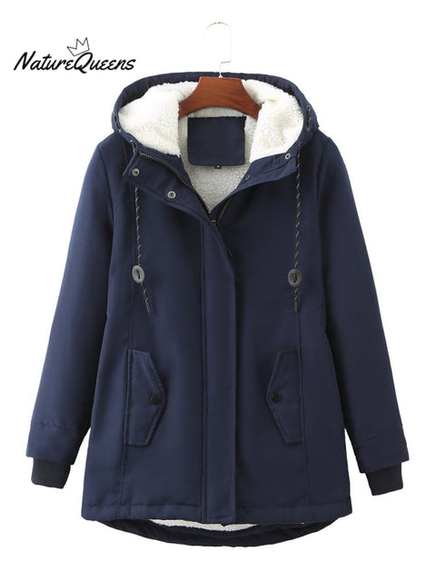 Women's Hooded Sherpa Jacket