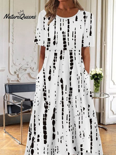 Boho Floral Print Loose Flowy Long Dresses