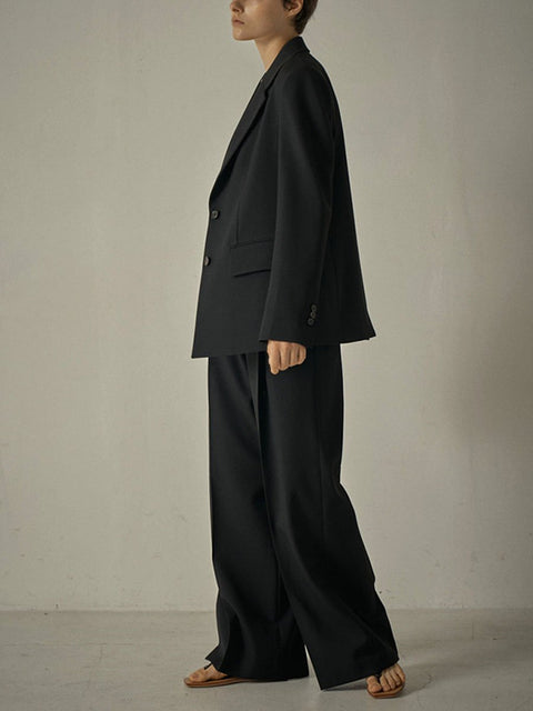 Women's Retro Stylish Large Casual Floor Mopping Suit Pants