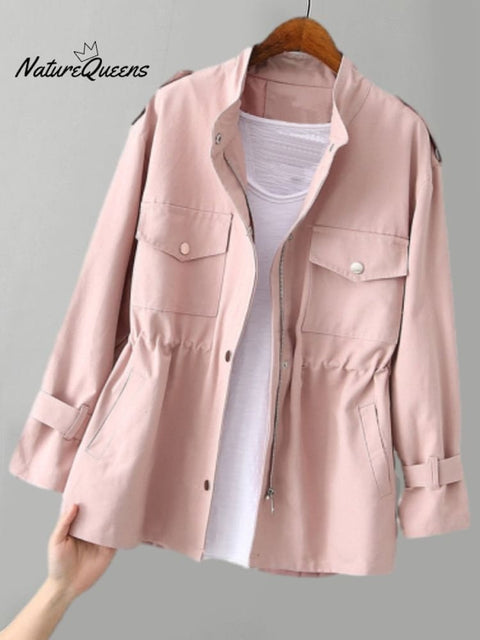 Women's Mid-Length Lightweight Trench Jacket