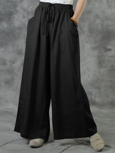 Women's Cotton And Linen Casual Pants