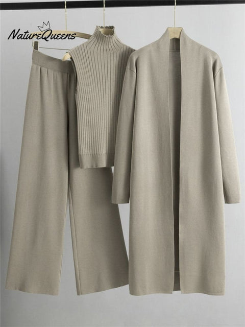 Women's Temperament Knit Set of Three