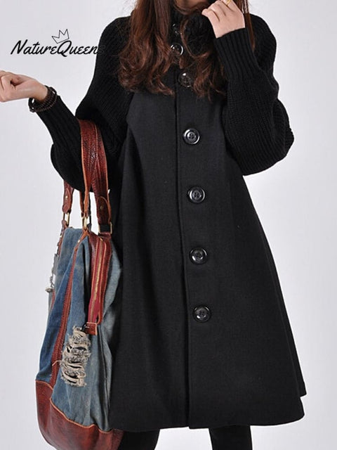 Women's Woolen Cape Style Jacket