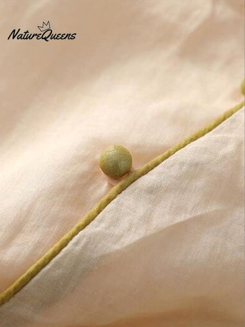 Artistic Retro Standing Neck Embroidered Dress