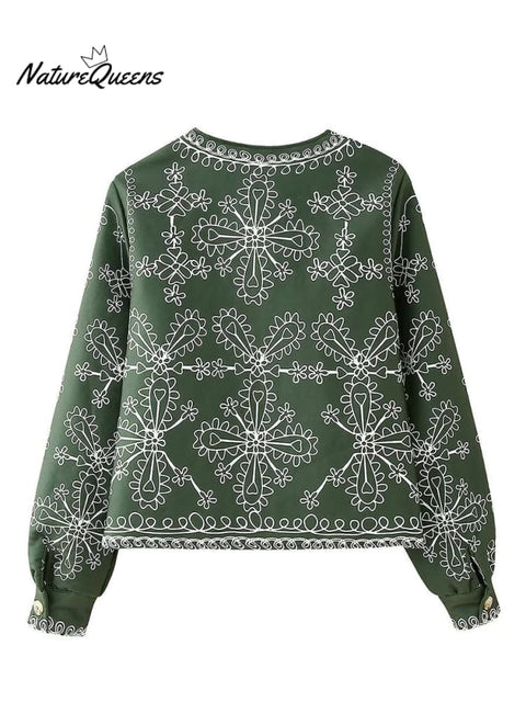 Women's Printed Padded Jacket