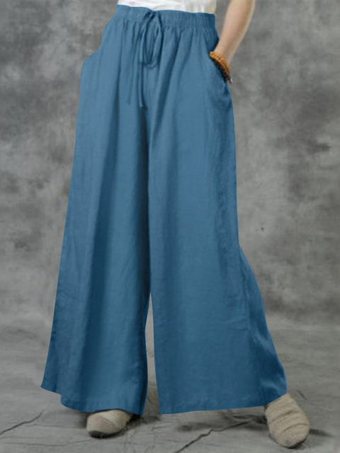 Women's Cotton And Linen Casual Pants