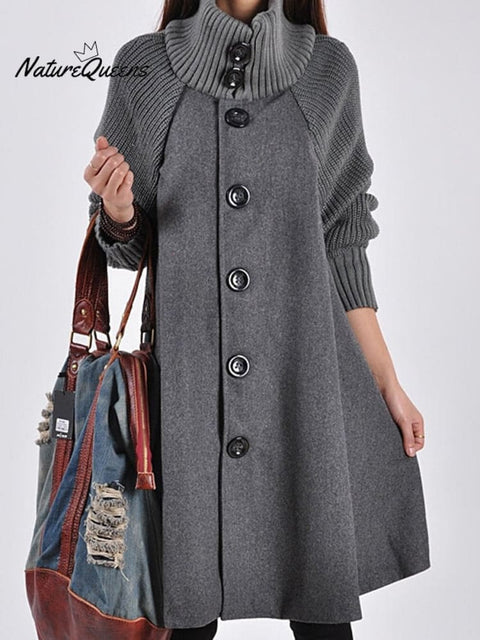 Women's Woolen Cape Style Jacket