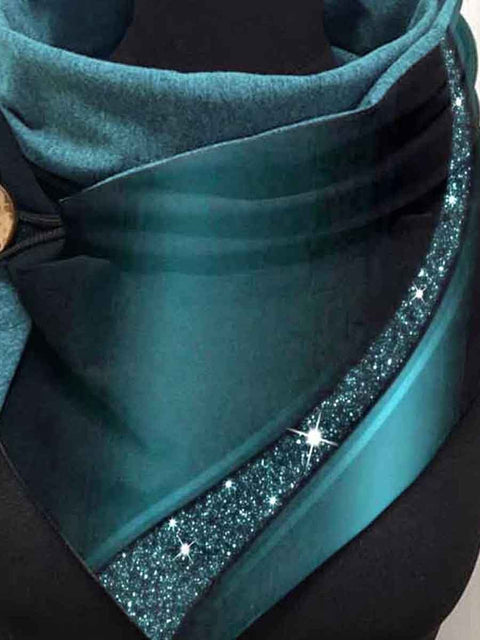 Women's Streamer Art Print Casual Wrap Scarf