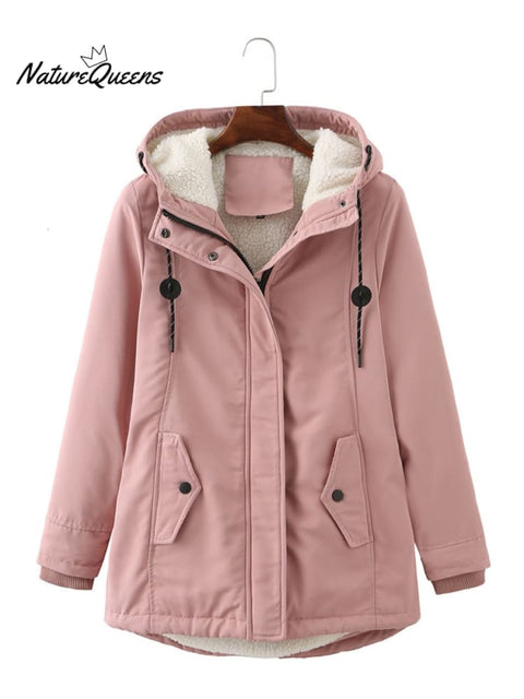 Women's Hooded Sherpa Jacket