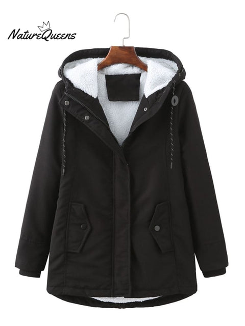 Women's Hooded Sherpa Jacket