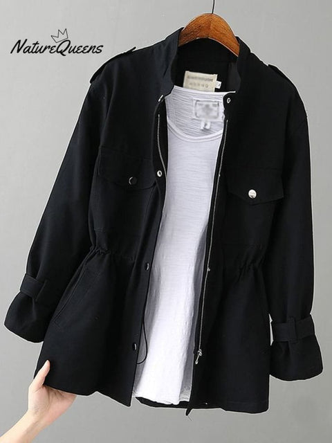 Women's Mid-Length Lightweight Trench Jacket