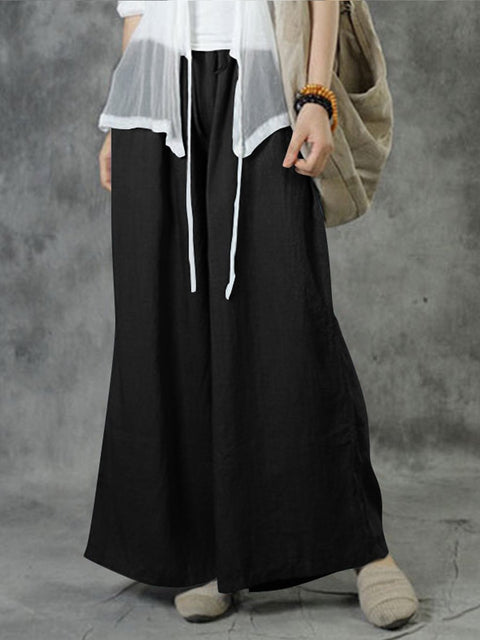 Women's Cotton And Linen Casual Pants
