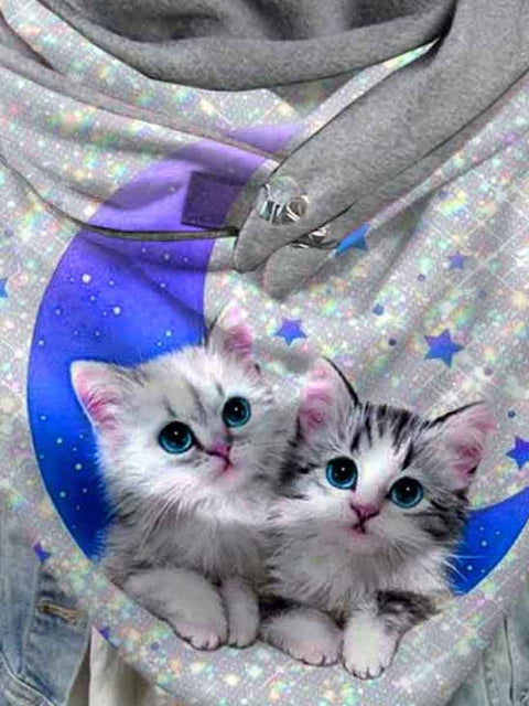 Shiny Cat Adult And Child Scarf